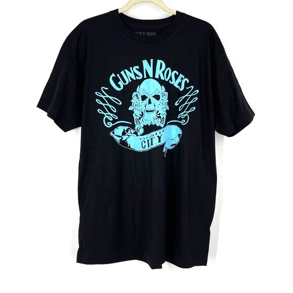 Guns N Roses Paradise City Band Tee Black Women's XXL NWOT - Picture 5 of 5